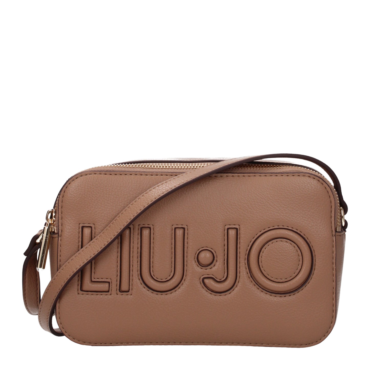 Liu Jo Crossbody Bags Women Polyester Brown/Teddy