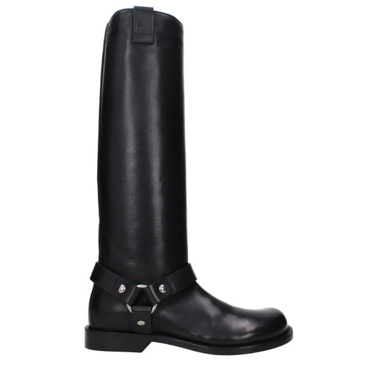 Loewe Boots Women Leather Black