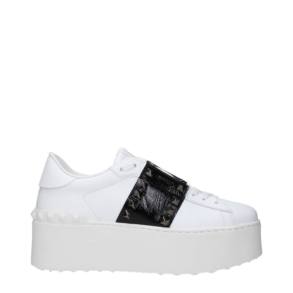 Valentino Garavani Sneakers Women Leather White/Black