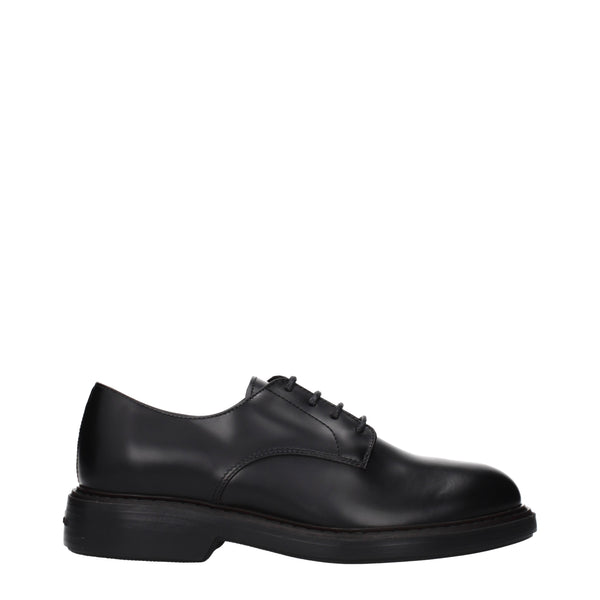 Hogan Lace up and Monkstrap Men Leather Black
