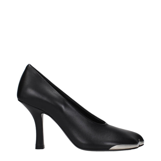 Burberry Pumps Women Leather Black