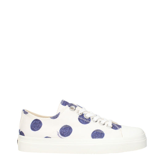 Moschino Sneakers Women Fabric  White/Denim