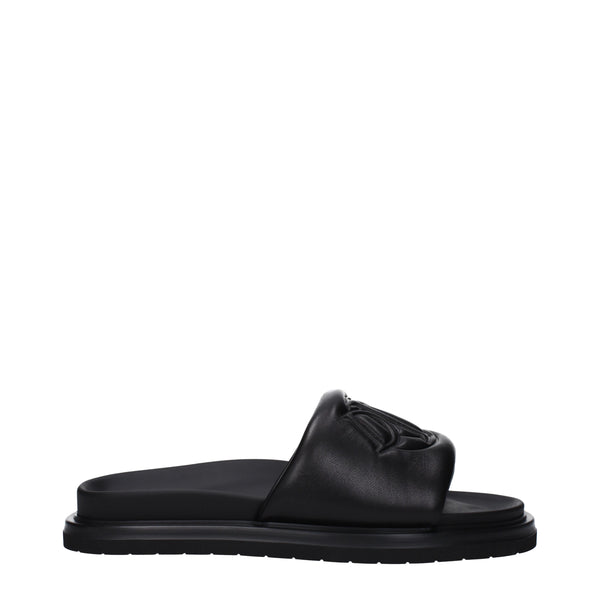 Christian Dior Slippers and Clogs Men Leather Black