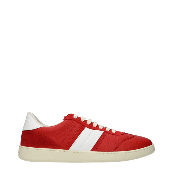 Ferragamo Sneakers Men Leather Red/Flame