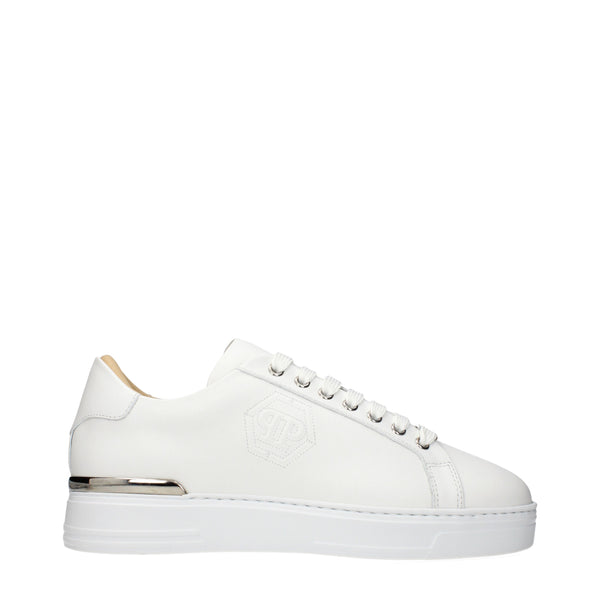 Philipp Plein Sneakers Men Leather White