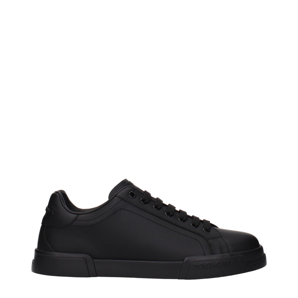 Dolce&Gabbana Sneakers Men Leather Black