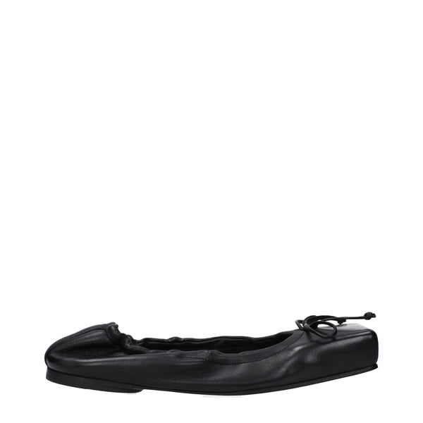 Jacquemus Ballet Flats Women Leather Black