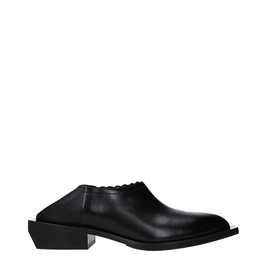 Moschino Loafers Women Leather Black