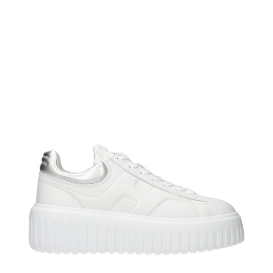 Hogan Sneakers Women Leather White/Silver