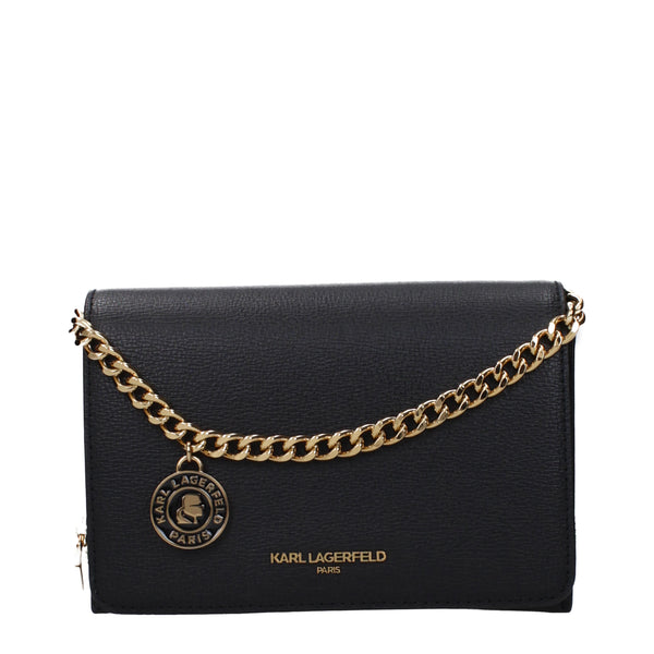 Karl Lagerfeld Handbags Women Polyurethane Black