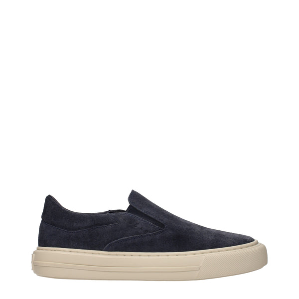 Hogan Slip on Men Suede Blue