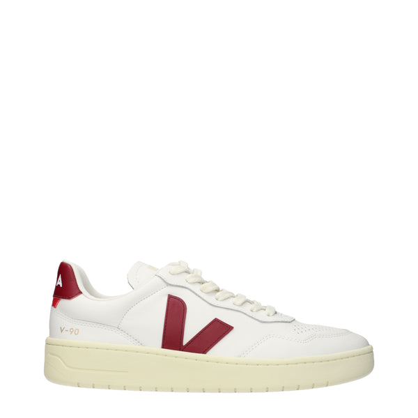 Veja Sneakers Men Leather White/Marsala