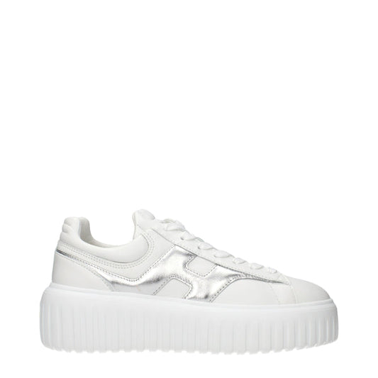 Hogan Sneakers Women Leather White/Silver