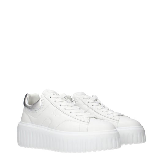 Hogan Sneakers Women Leather White/Silver
