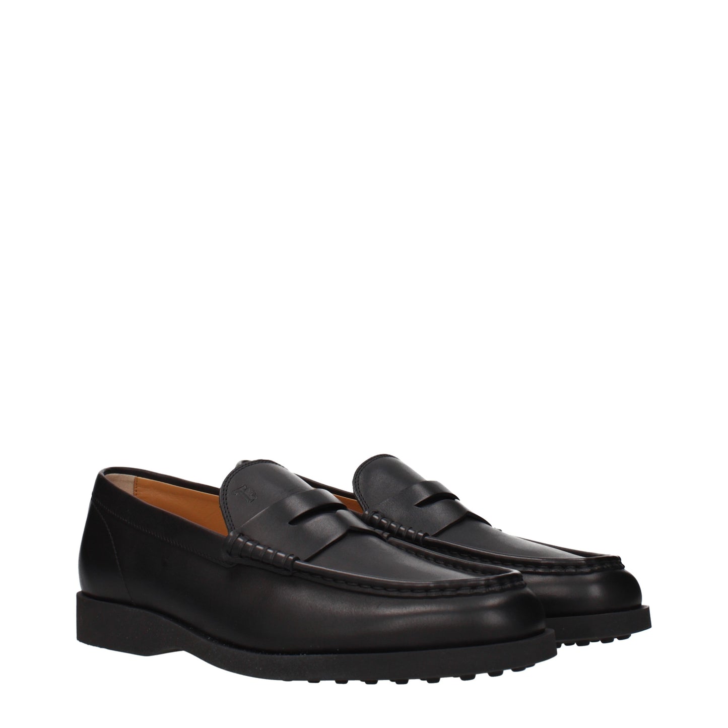 Tod's Loafers Men Leather Black