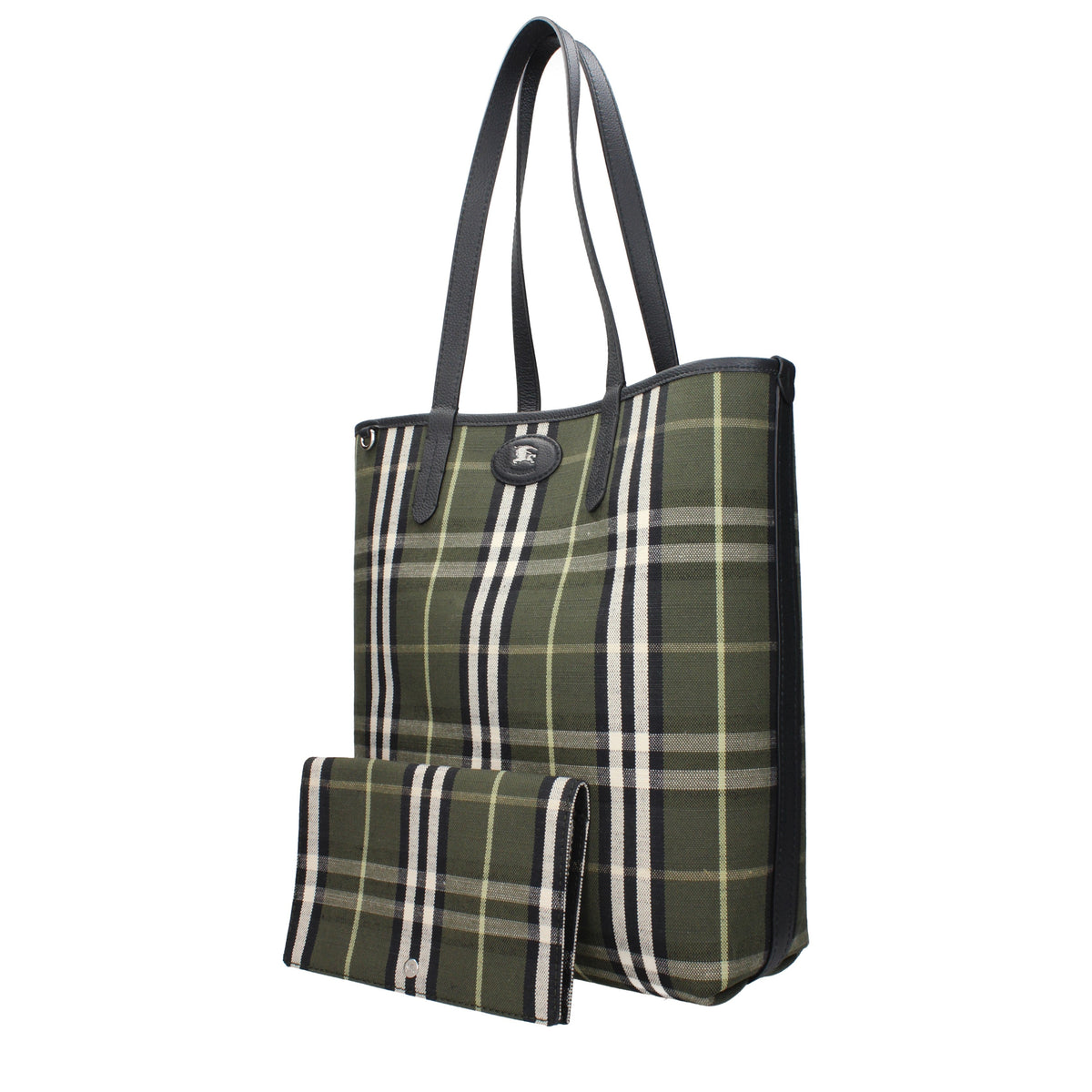 Burberry Shoulder Bags Men Leather Black/Forest
