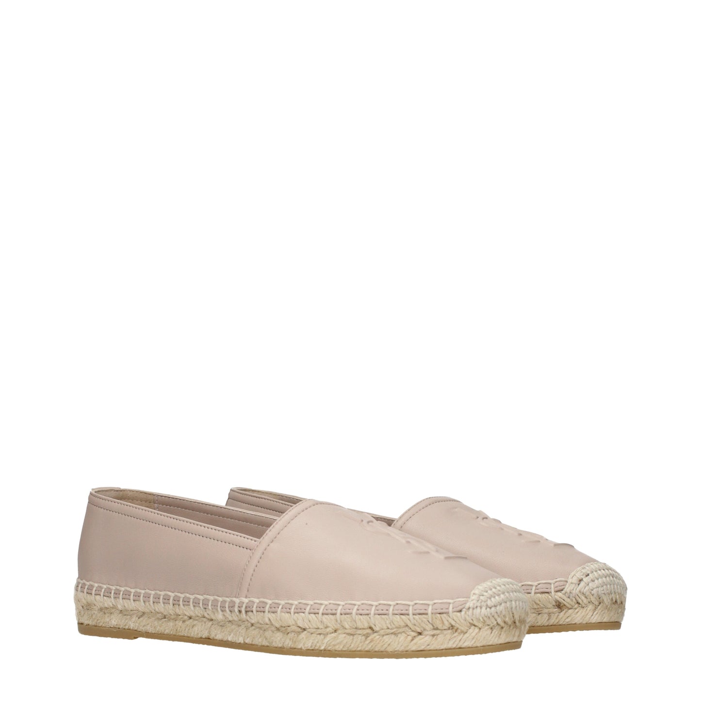 Saint Laurent Espadrilles Women Leather Beige/Powder