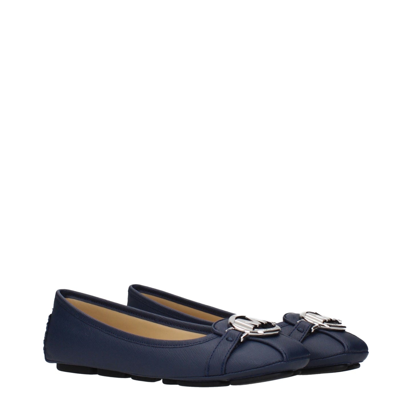 Michael Kors Ballet Flats Women Leather Blue/Blue Navy