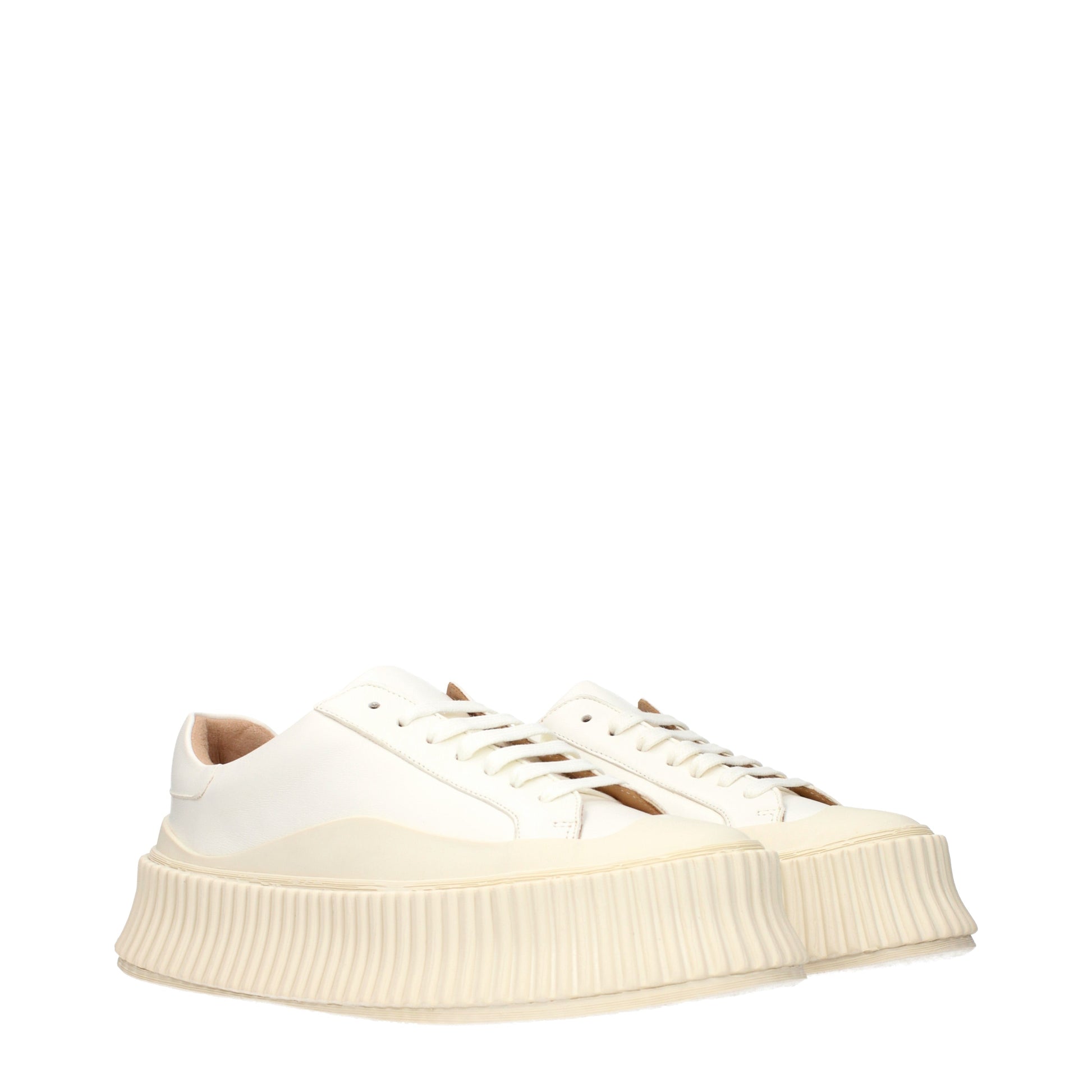 Jil Sander Sneakers Women Leather White/Optic White