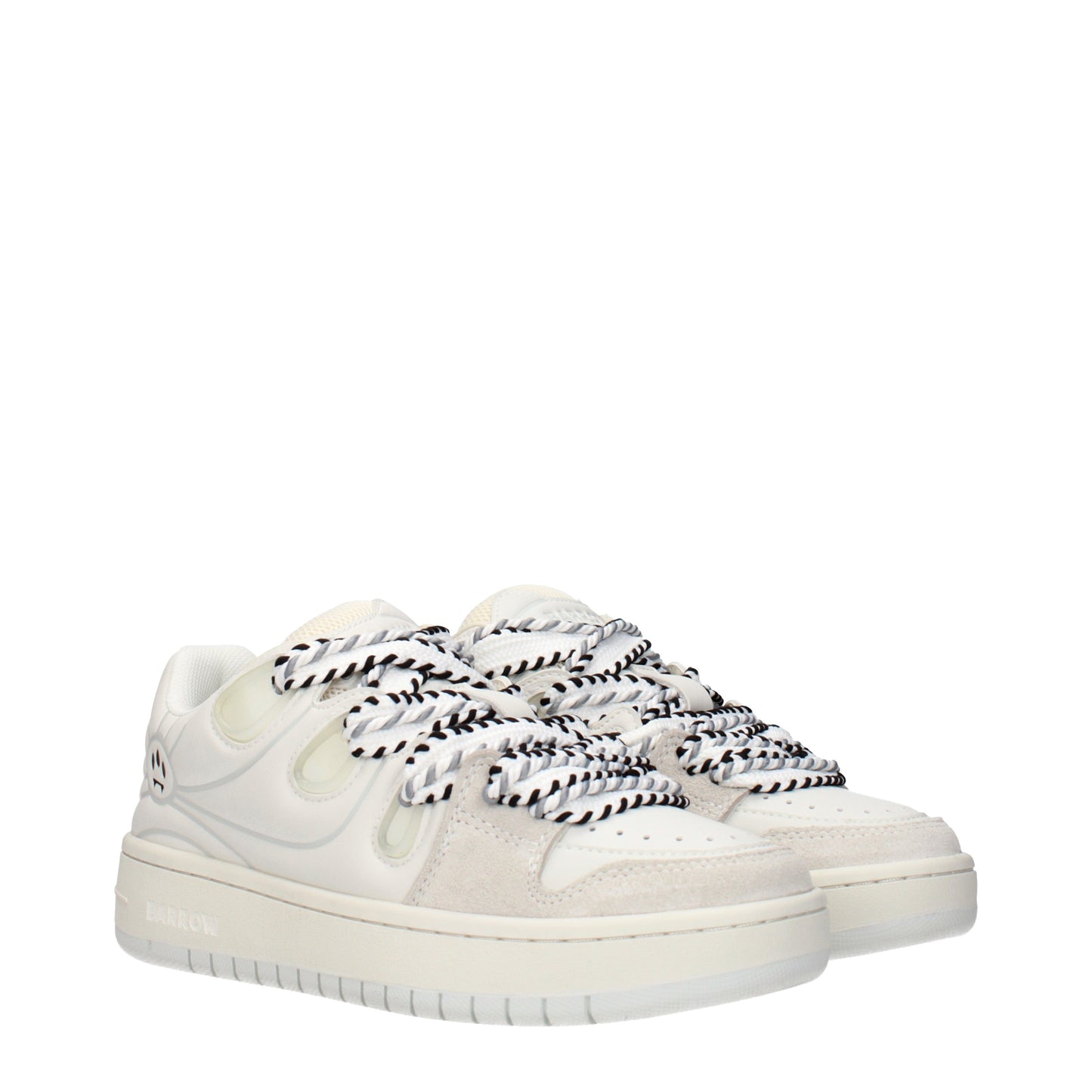 Barrow Sneakers Women Leather White/Light Grey