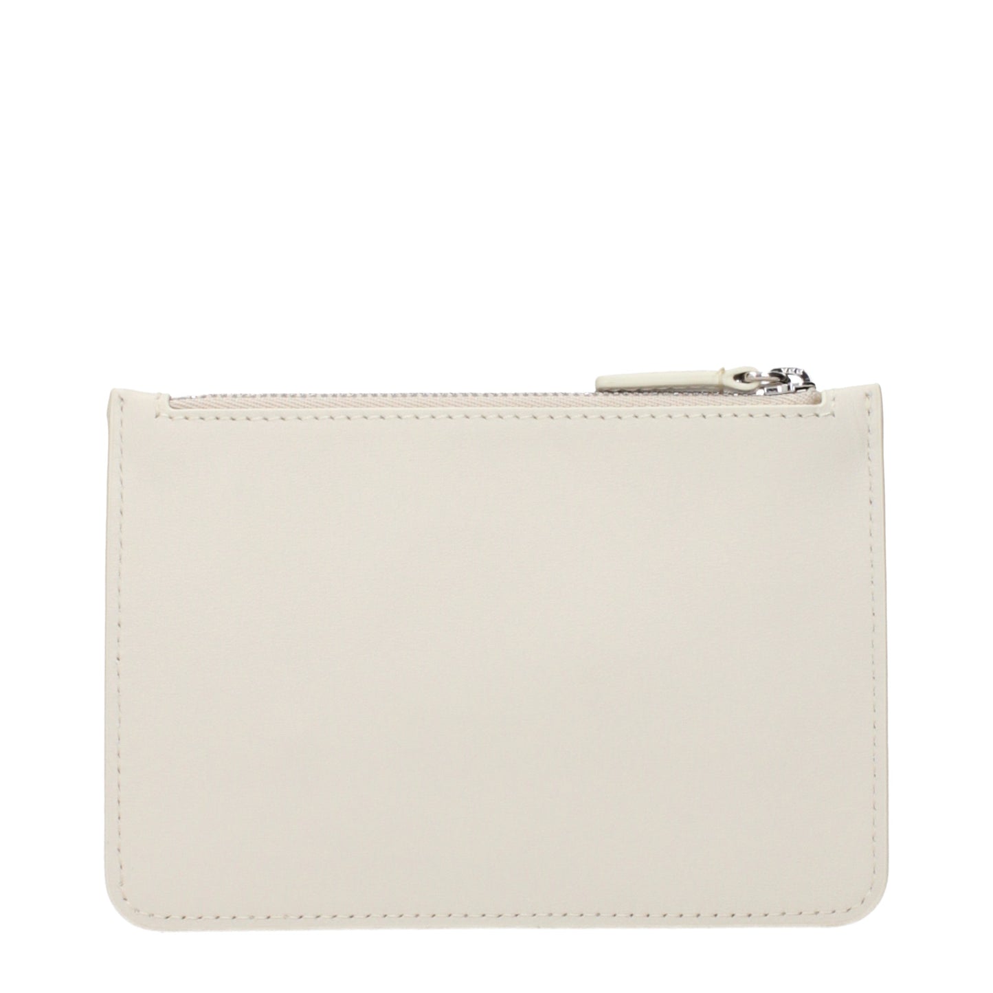Courrèges Coin Purses Women Leather Beige/Hemp