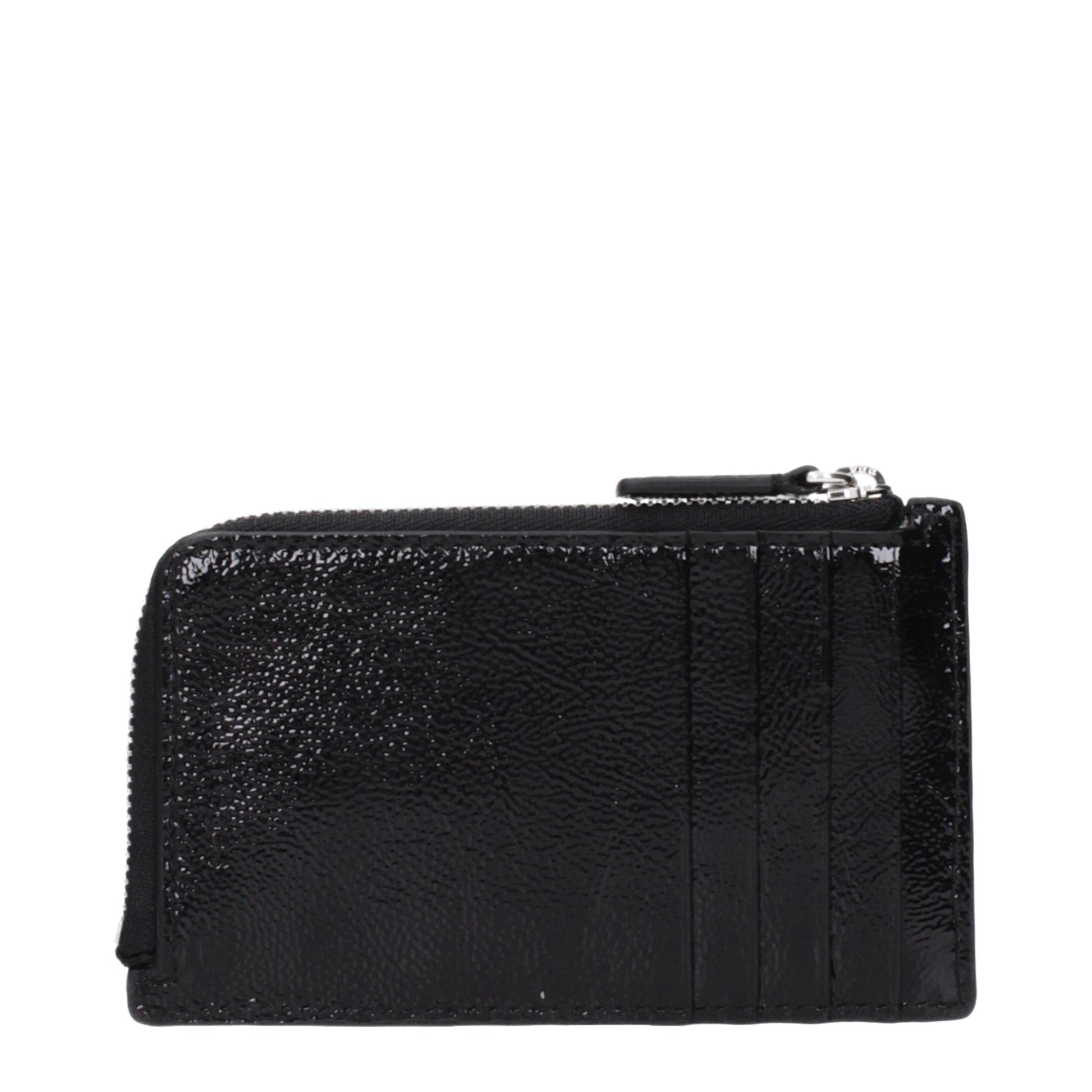 Courrèges Coin Purses Women Leather Black