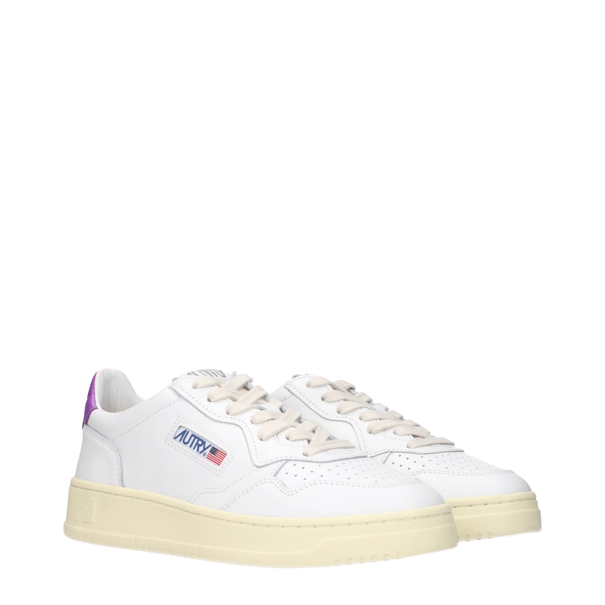 Autry Sneakers Women Leather White/Blackberry
