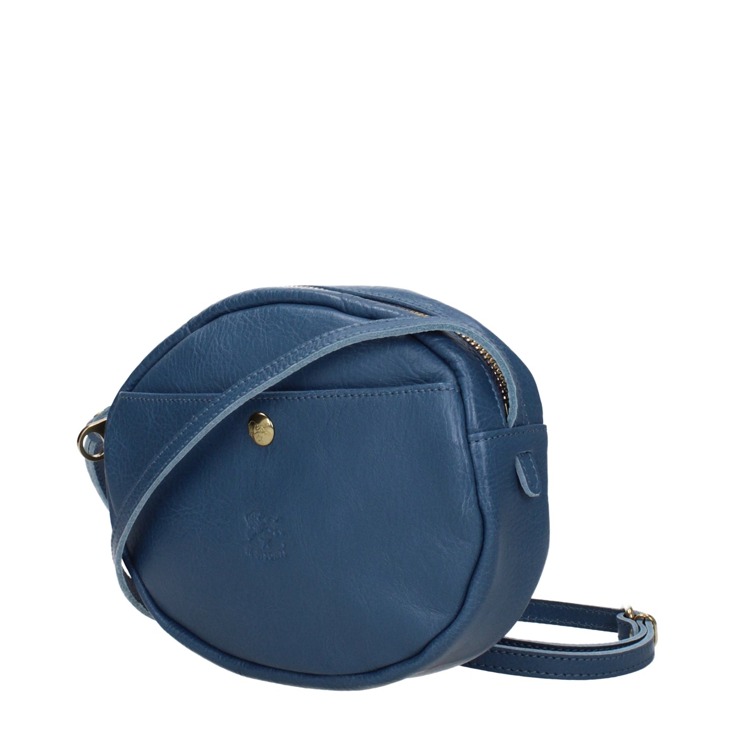 Il Bisonte Crossbody Bags Women Leather Blue/Denim