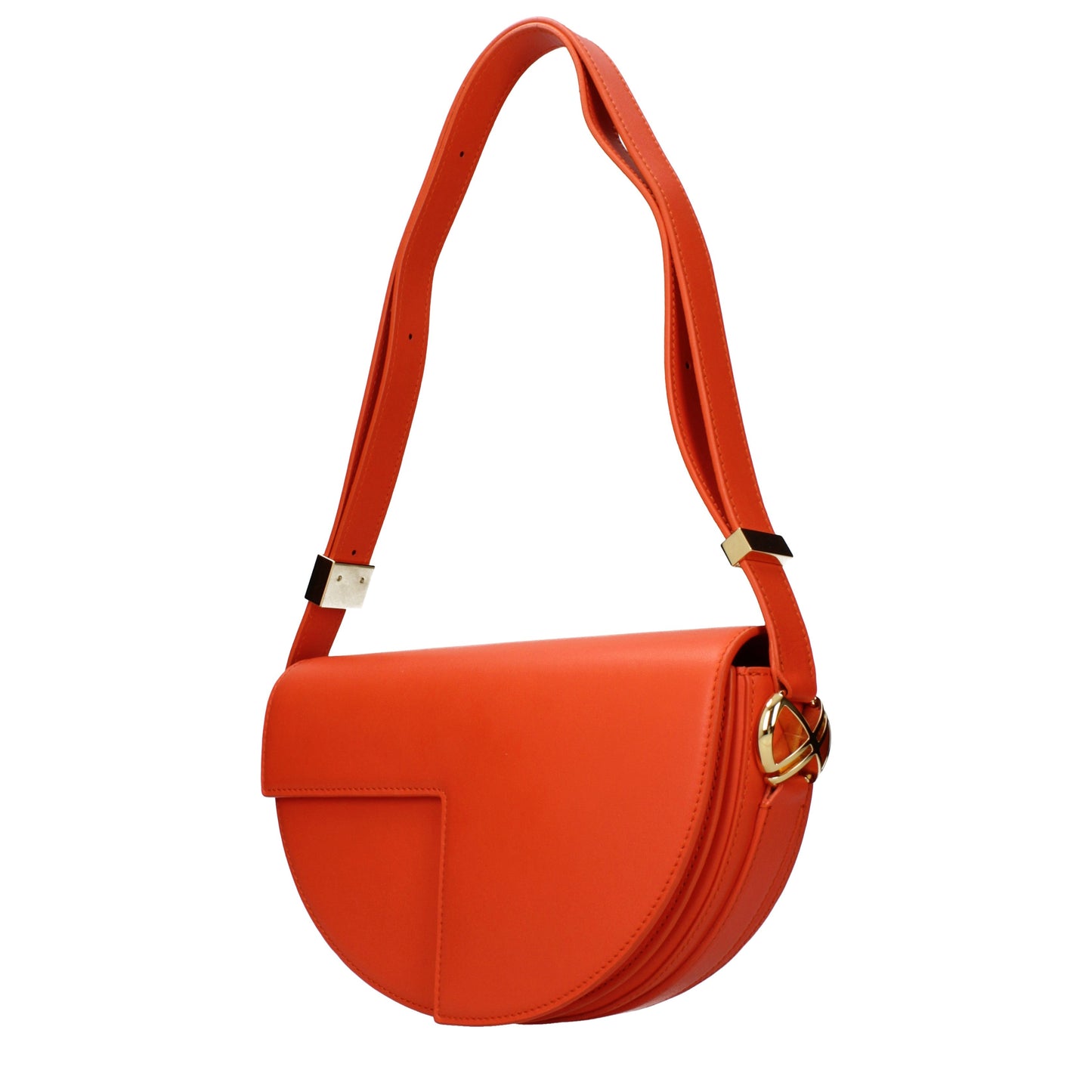 Patou Shoulder Bags Women Leather Orange