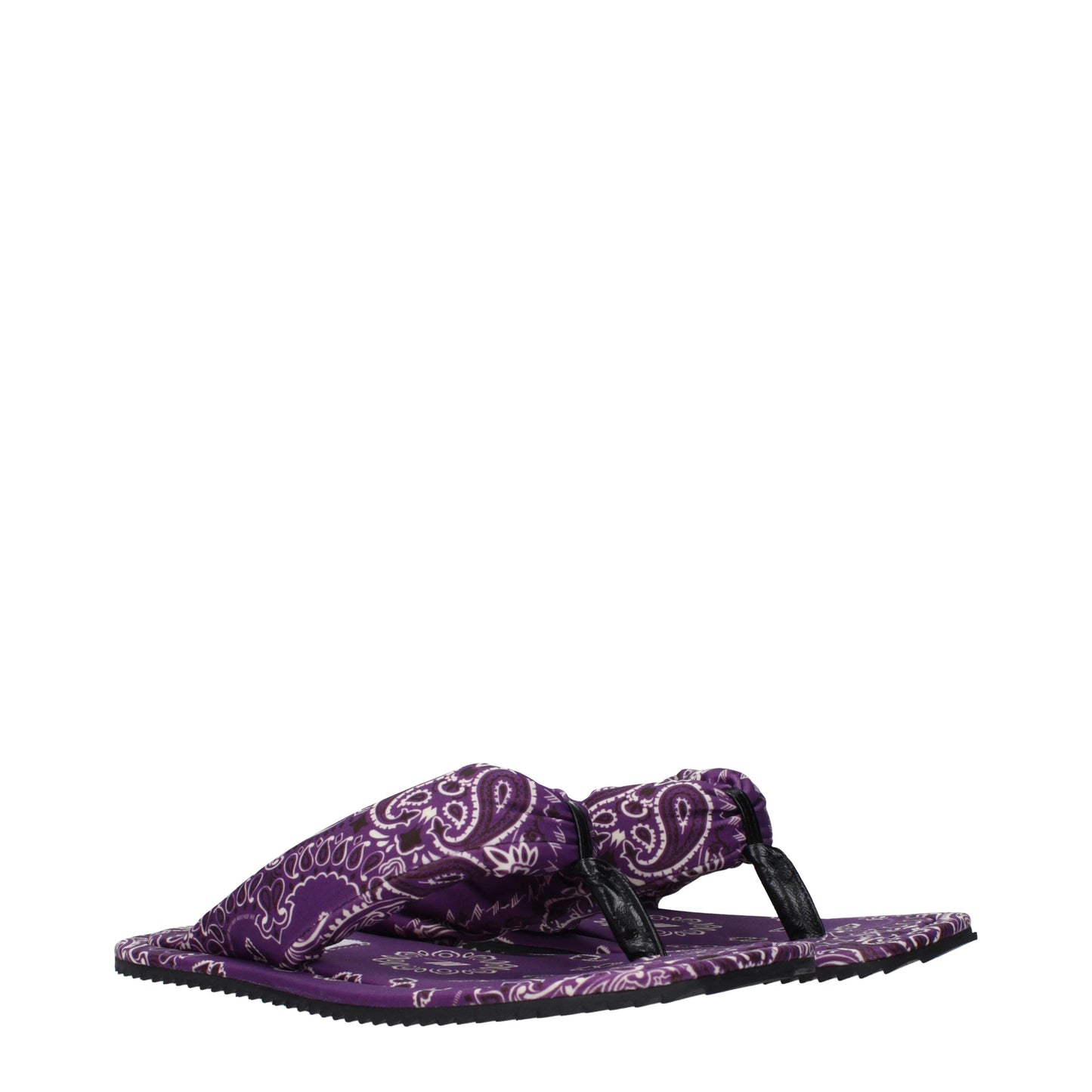 The Attico Women's Flip Flops Fabric Violet
