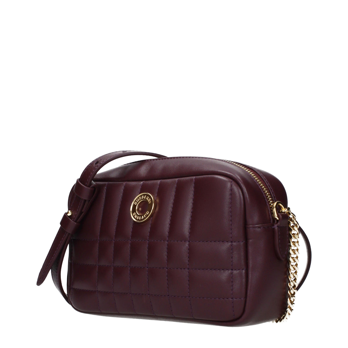 Burberry Crossbody Bags Women Leather Red/Bordeaux