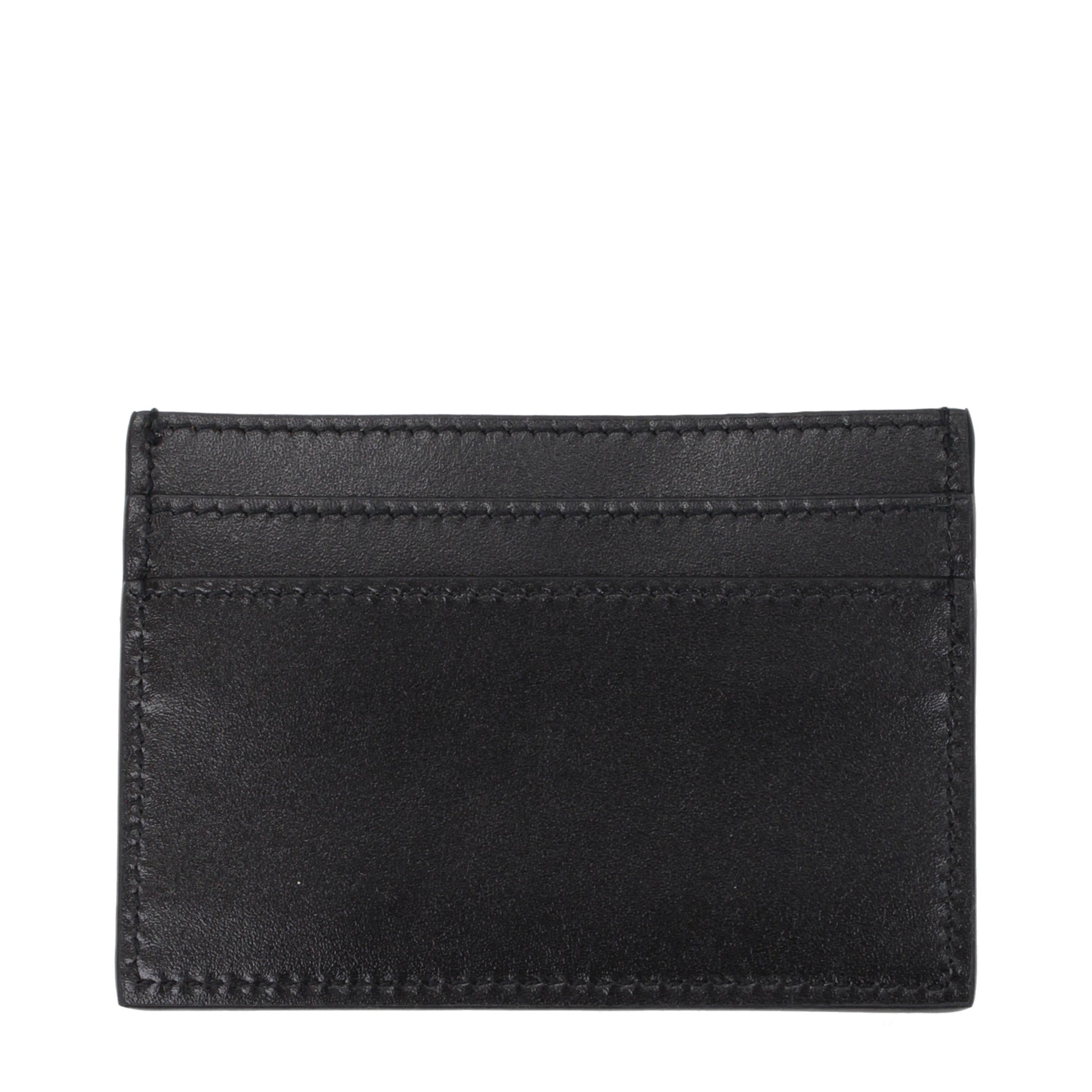 Versace Document Holders Women Leather Black
