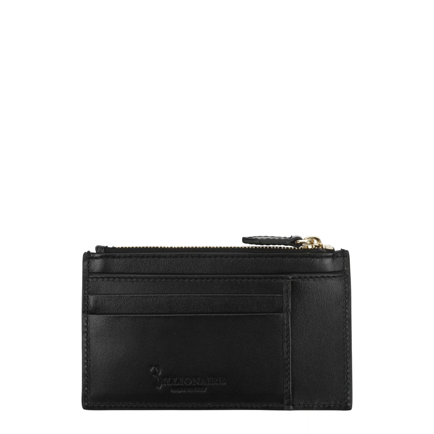 Billionaire Document Holders Men Caiman Crocodilus Black/Gold