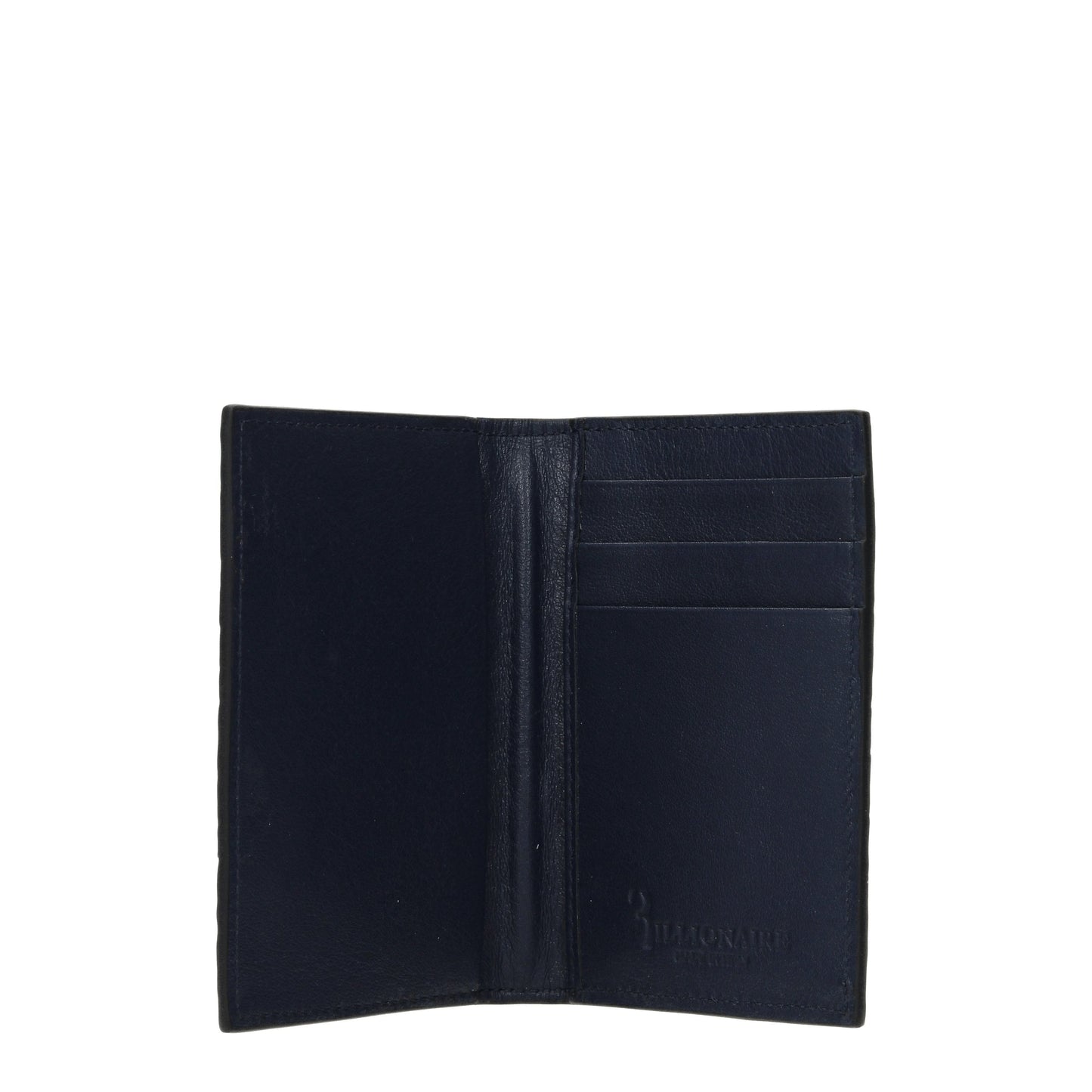 Billionaire Document Holders Men Caiman Crocodilus Blue/Silver