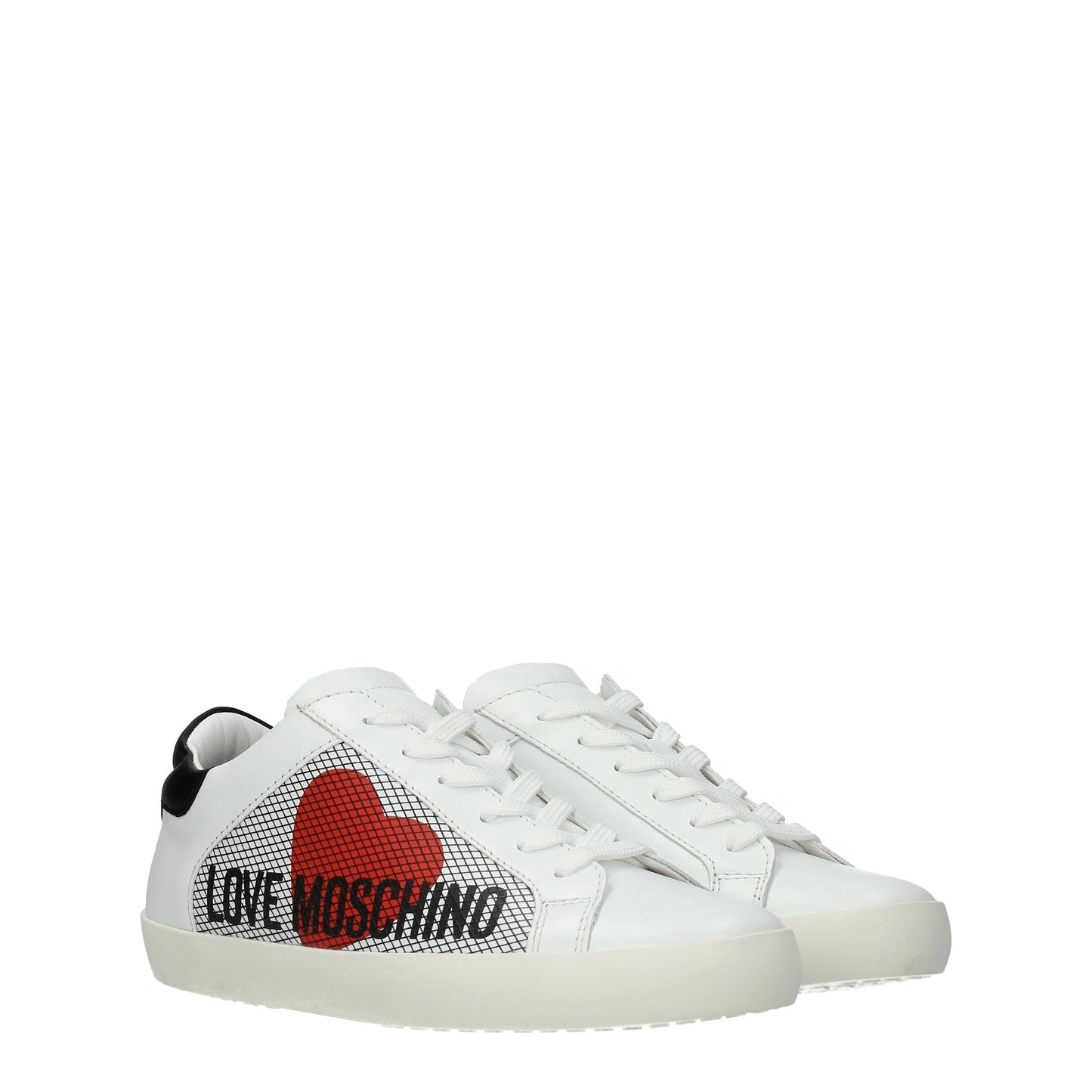 Love Moschino Women's Sneakers in Leather White