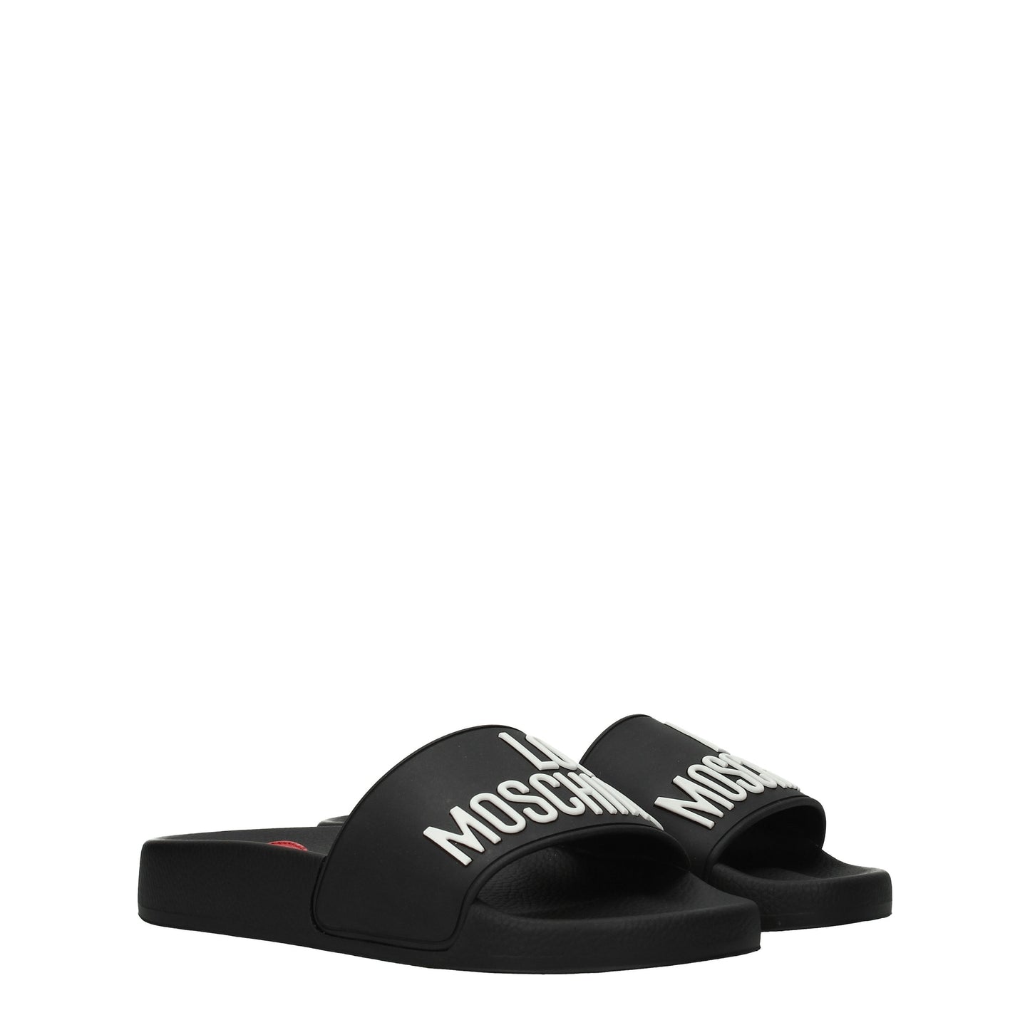 Love Moschino Women's Sandals & Slippers in Rubber Black