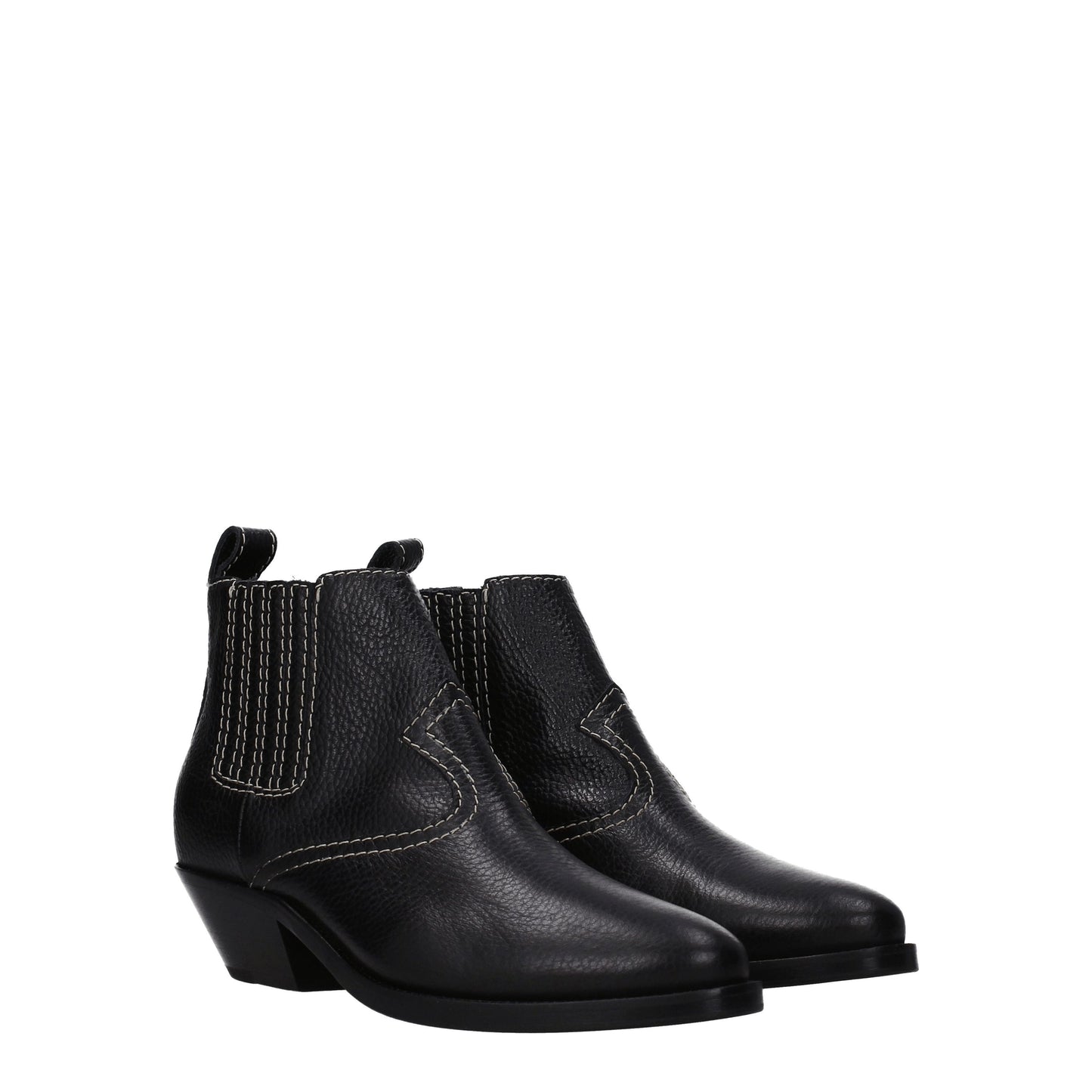 P.A.R.O.S.H. Women's Boots in Leather Black