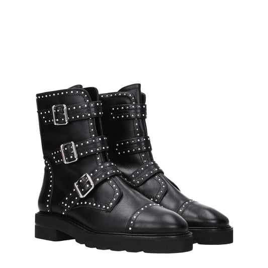 Stuart Weitzman Women's Boots in Leather Black