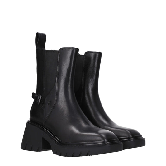 Ash Women's Boots in Leather Black