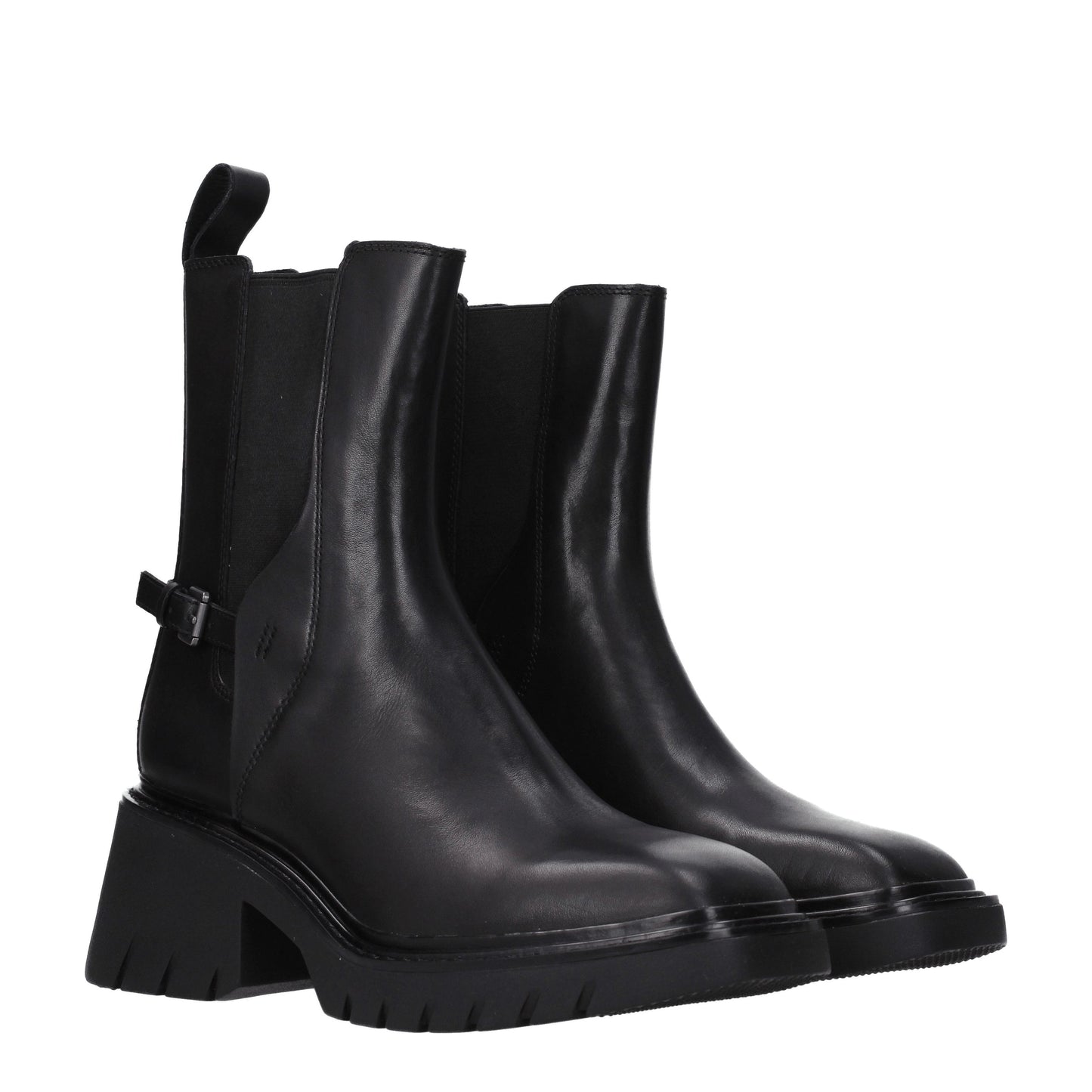 Ash Women's Boots in Leather Black