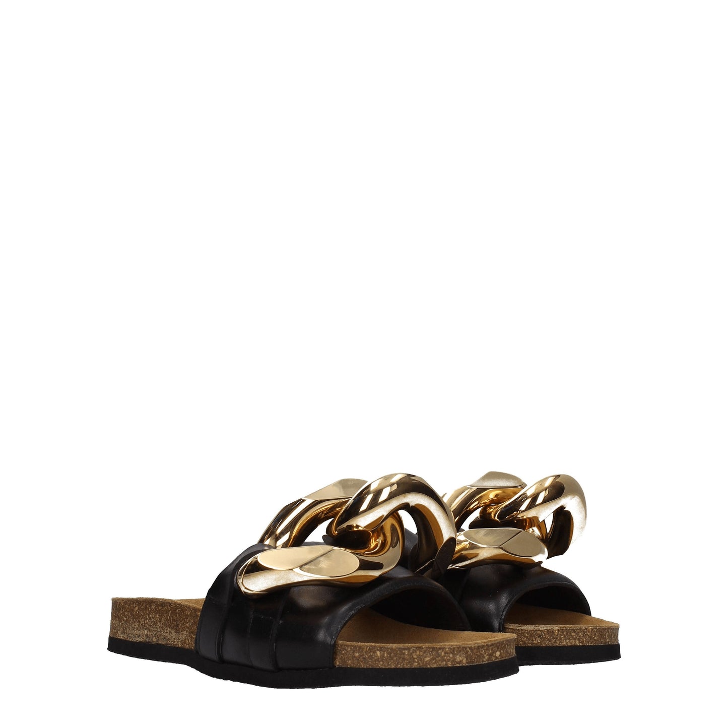 Jw Anderson Women's Sandals & Slippers in Leather Black