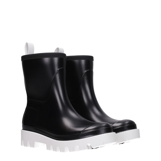 Gia Borghini Women's Boots in Rubber Black/White