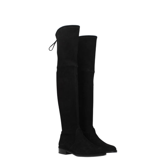 Stuart Weitzman Women's Boots in Suede Black