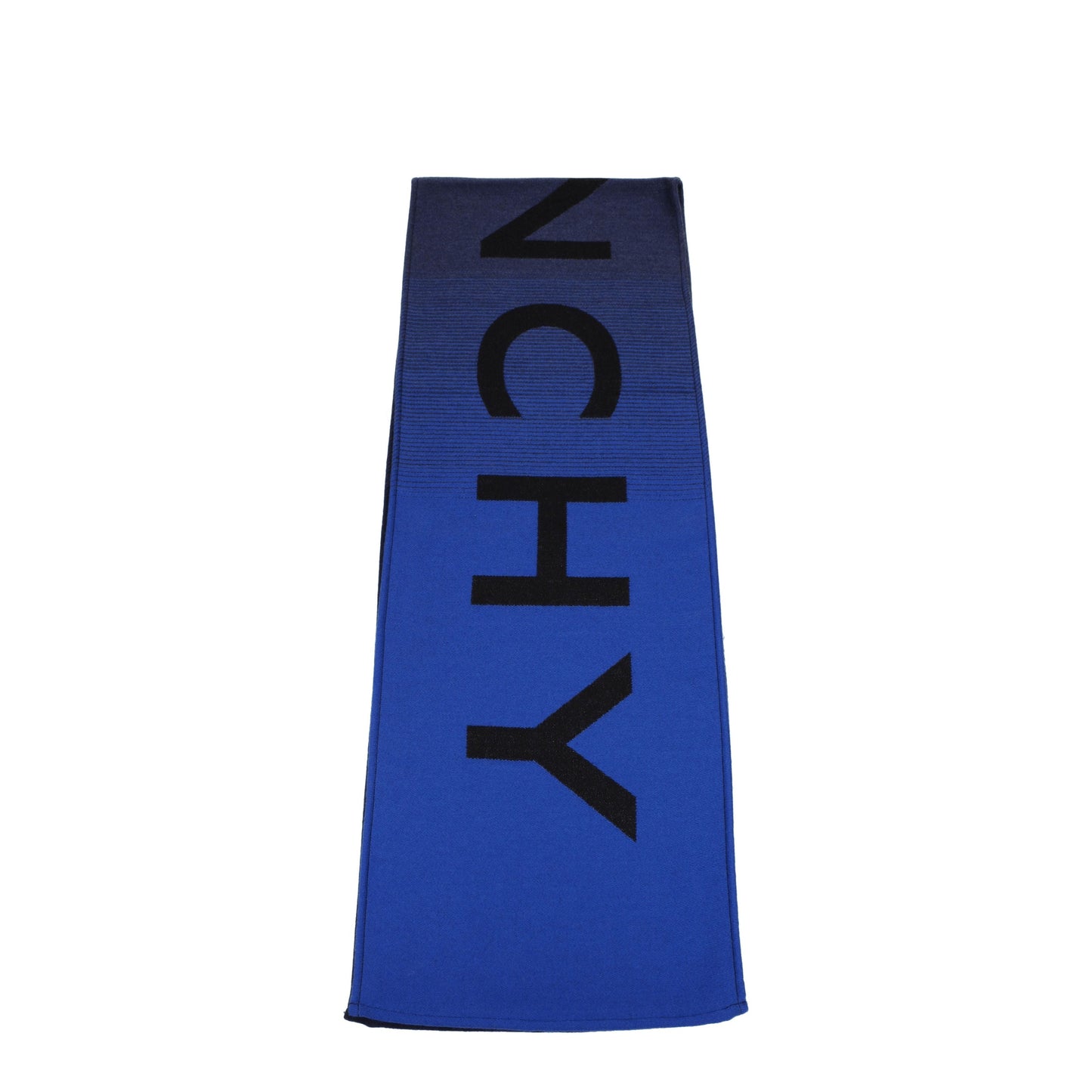 Givenchy Scarves Men Wool Blue