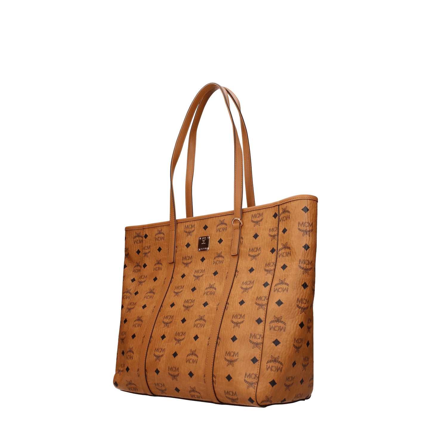 MCM Shoulder Bags Women Leather Brown/Cognac