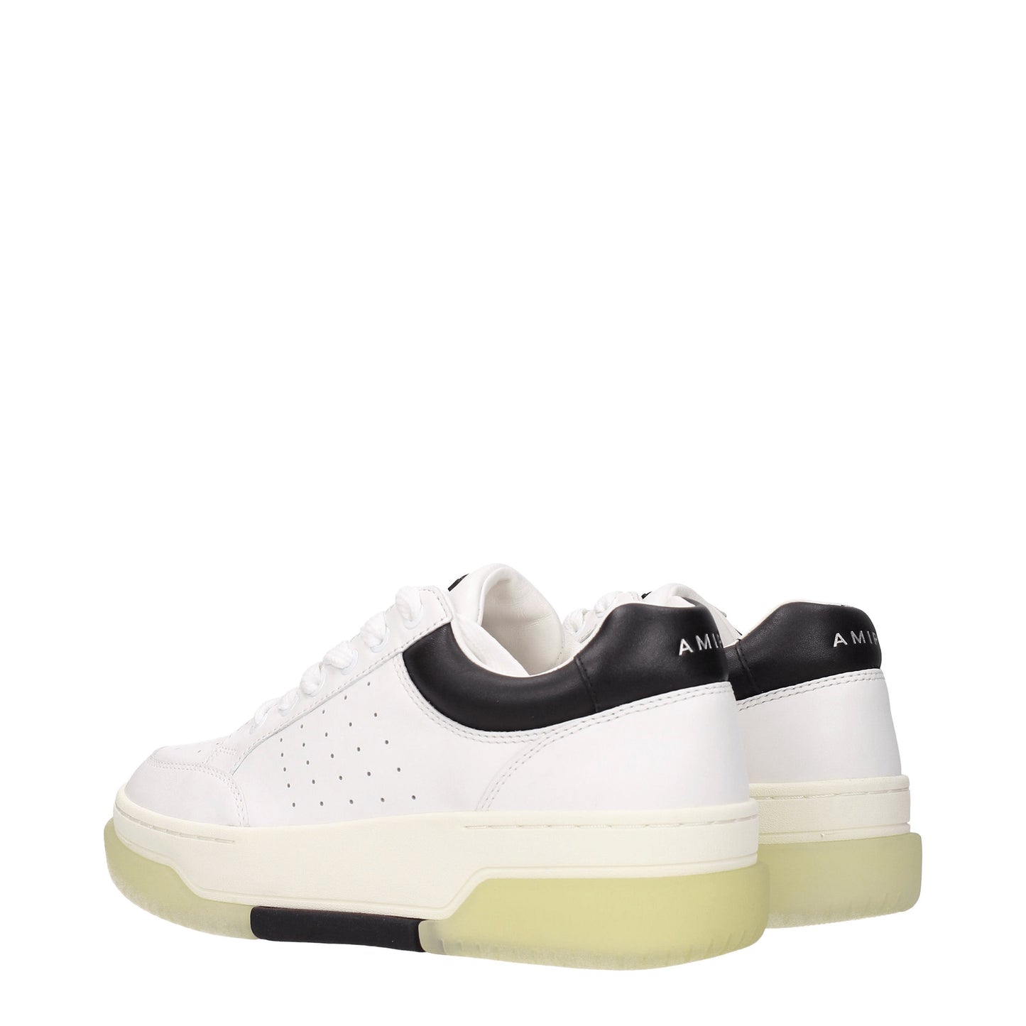 Amiri Men's Sneakers in Leather White/Black