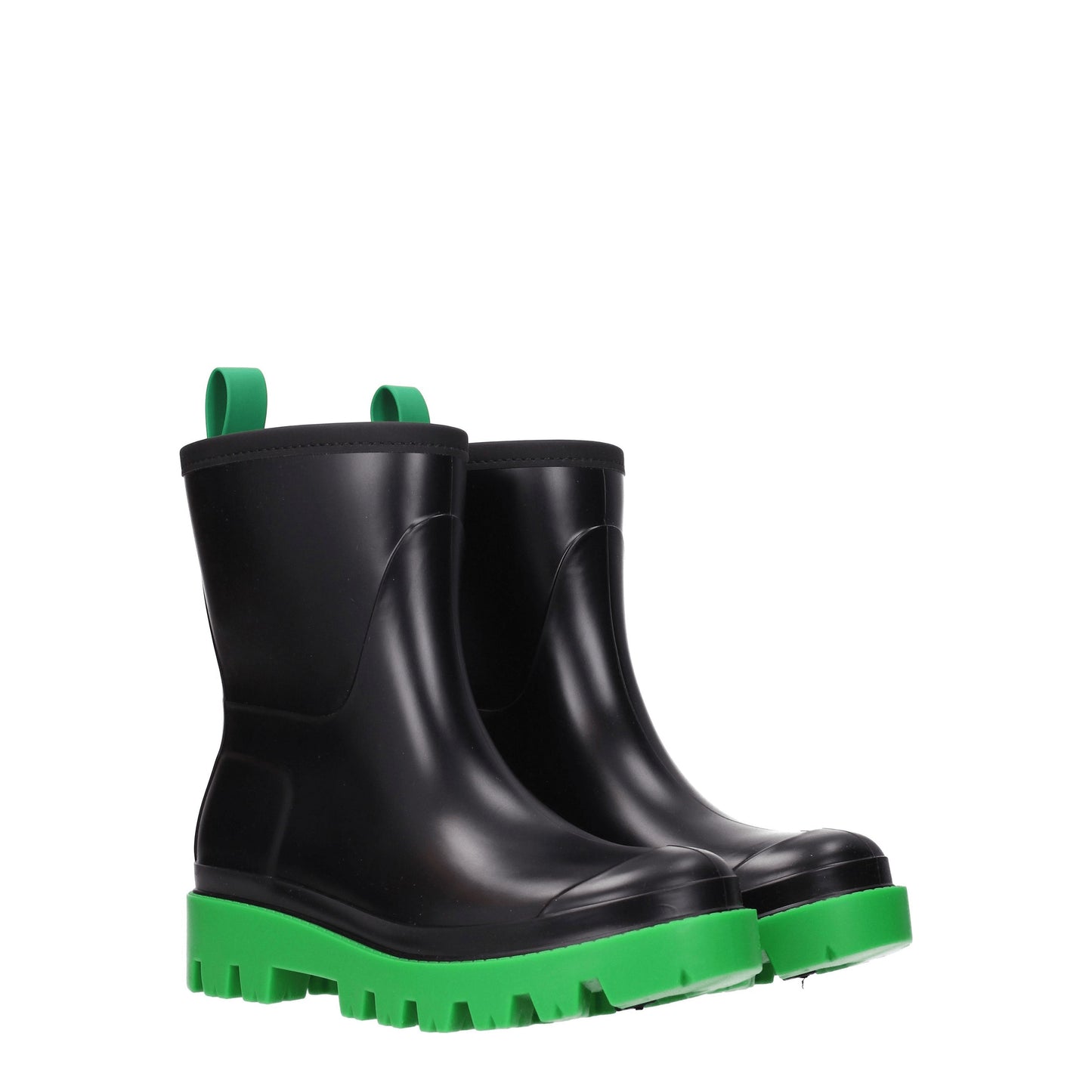 Gia Borghini Women's Boots in Rubber Black/Green