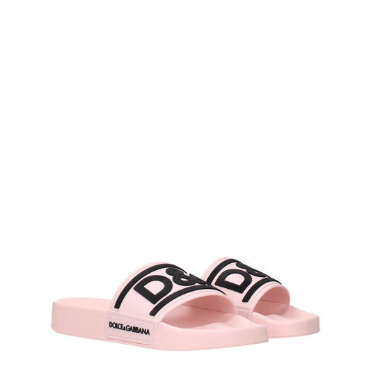 Dolce&Gabbana Women's Sandals & Slippers in Rubber Pink