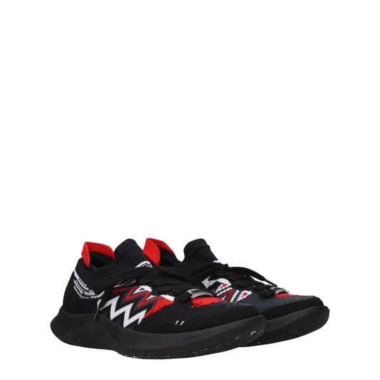 Missoni Women's Sneakers in Fabric  Black/Red