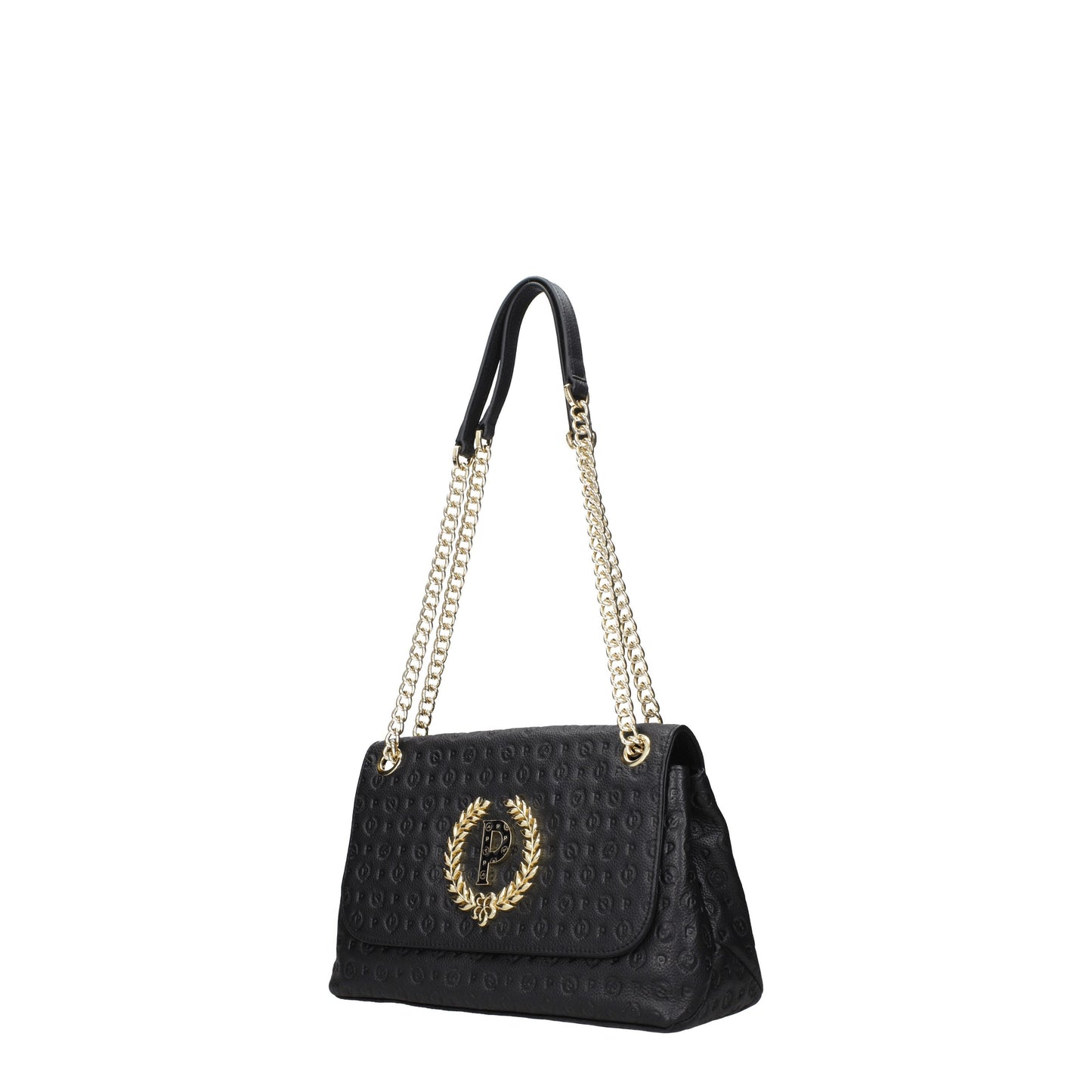 Pollini Shoulder Bags Women Leather Black